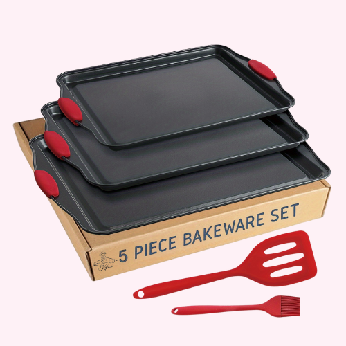 Set Of 3 Deluxe Baking Pan Set